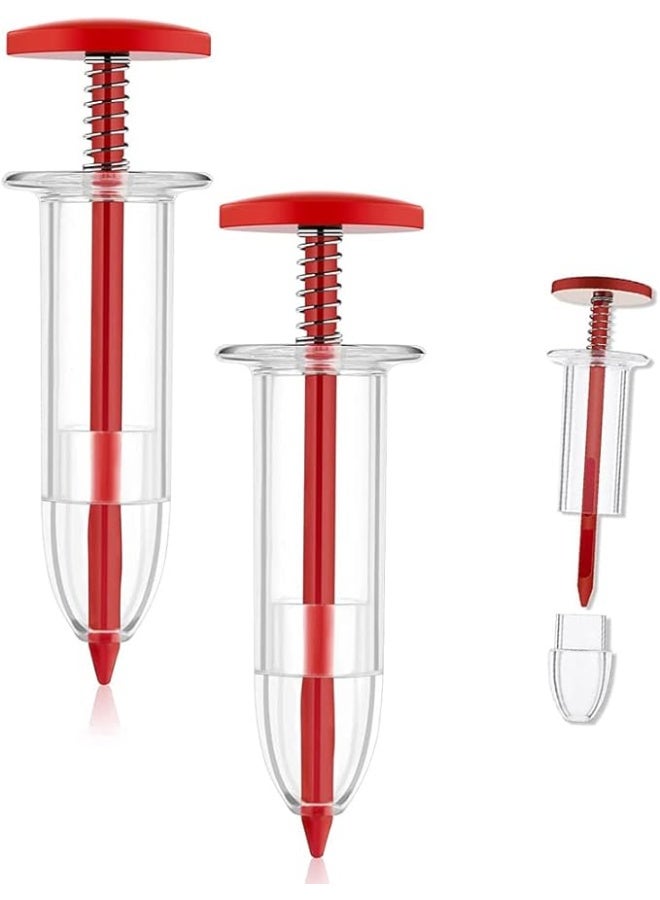 موزع بذور صغير محمول باليد، أداة يدوية لزرع البذور في الحديقة مناسبة للجزر والخس والعشب والسبانخ